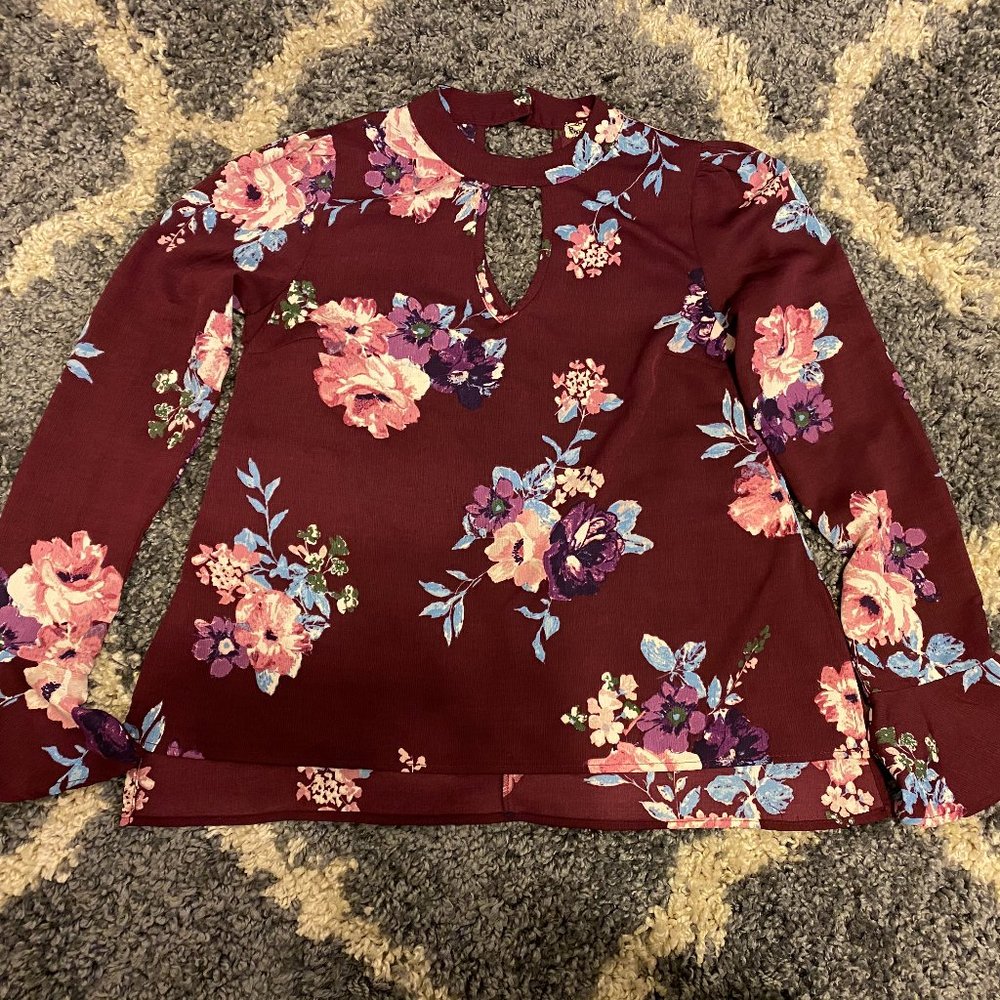 Maroon blouse
